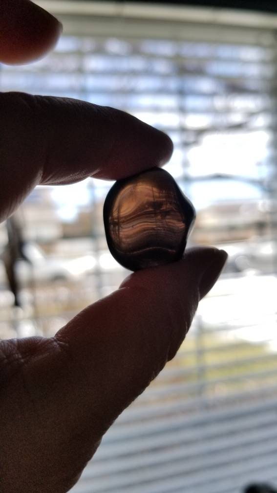 Medium Apache Tear Drop Tumbled & Polished Stone * Drops of Obsidian * Great for Protection and Grounding ROOT Chakra