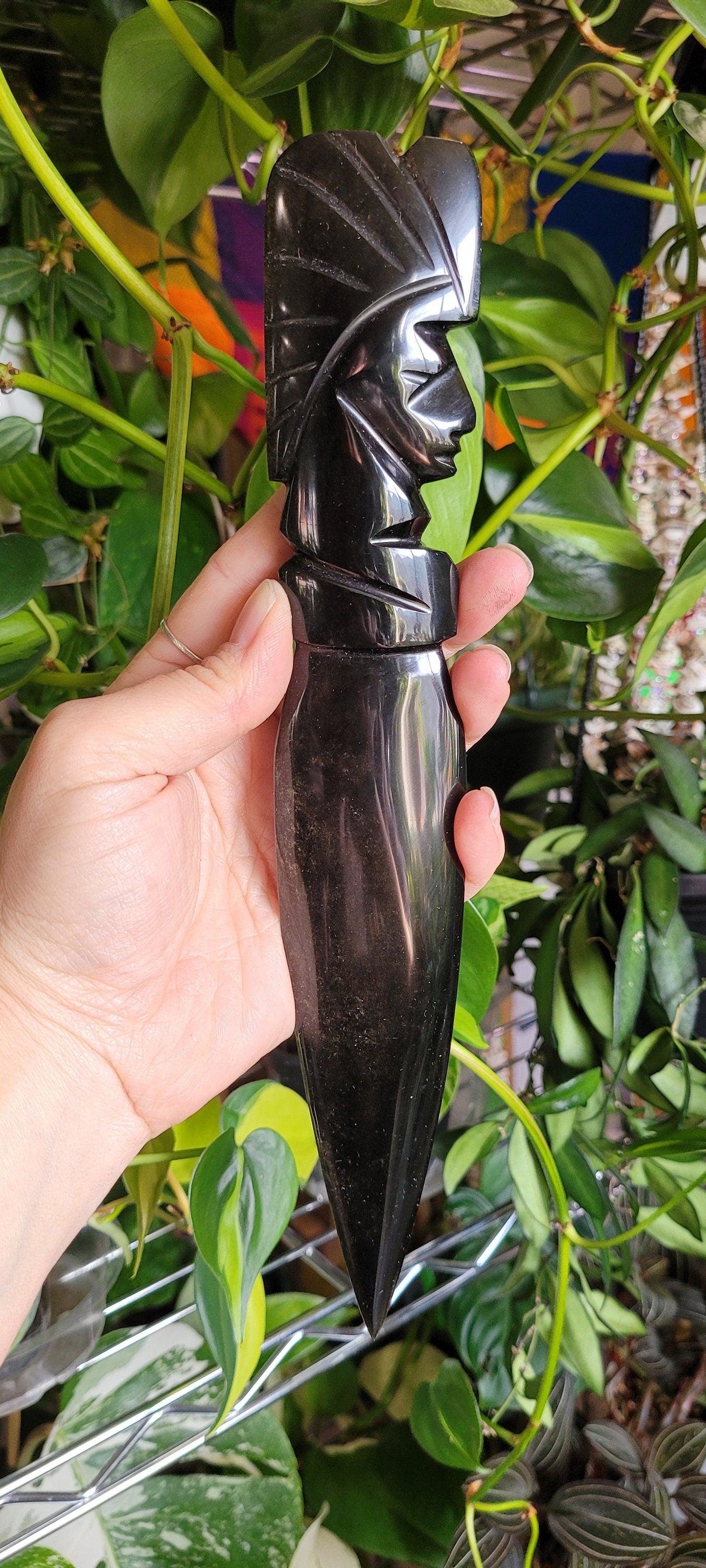 High Quality Golden Sheen Daggers Handmade in Mexico / Knifes Obsidian / Blades / Alter Space / Ritual / Energy Worker