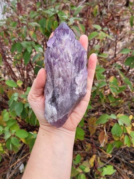 Amethyst Elestial Quartz Skeletal, Jacare or Crocodile Quartz just a few names