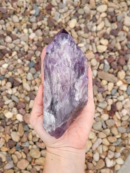 Amethyst Elestial Quartz Skeletal, Jacare or Crocodile Quartz just a few names