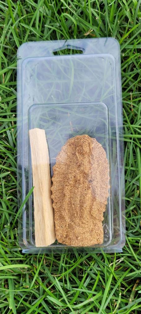 Palo Santo Virgin Mary Virgen mold Incense Plus Stick