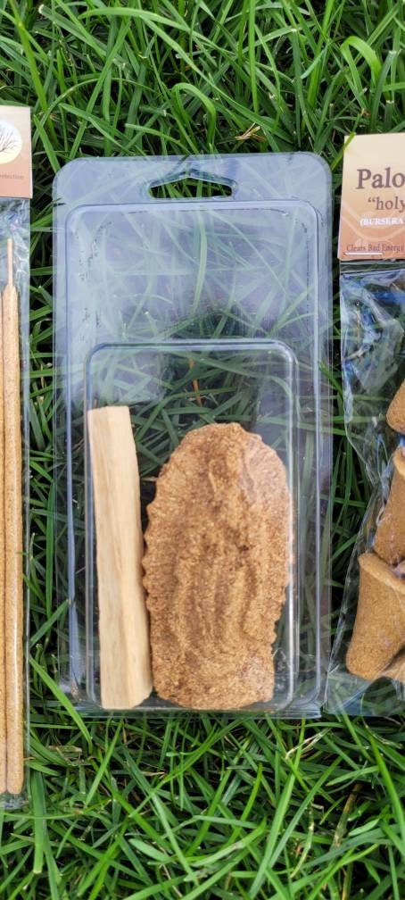 Palo Santo Virgin Mary Virgen mold Incense Plus Stick